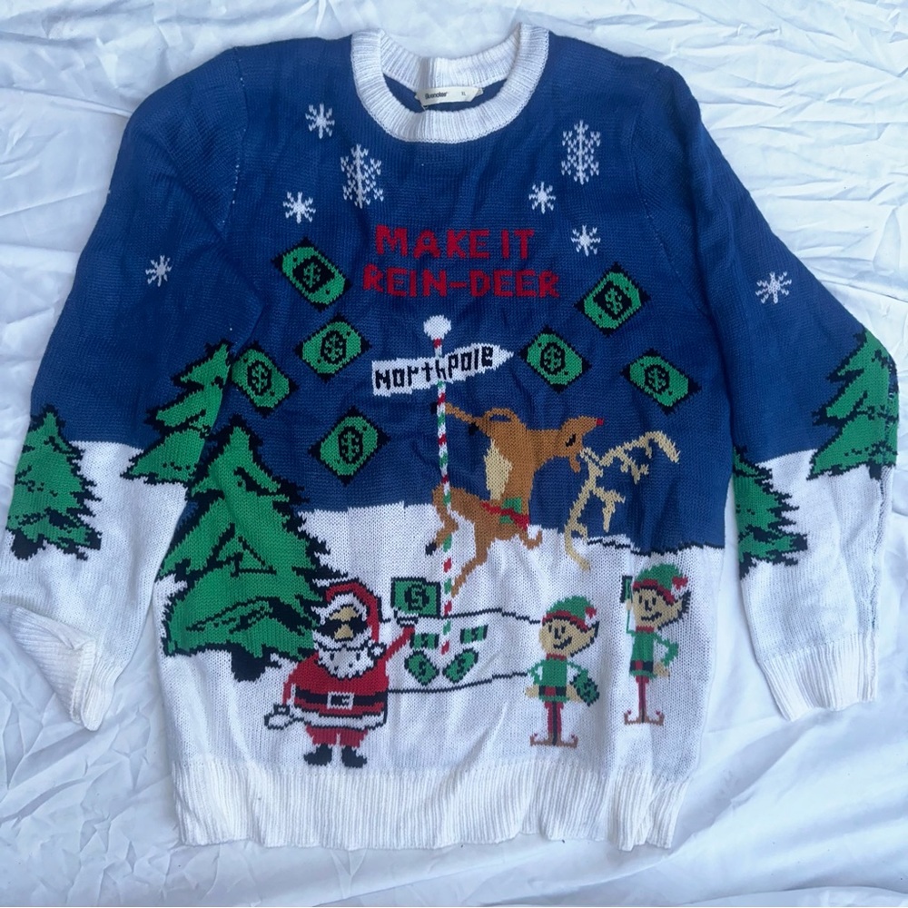 Ugly Christmas Sweater Womens XL NWT